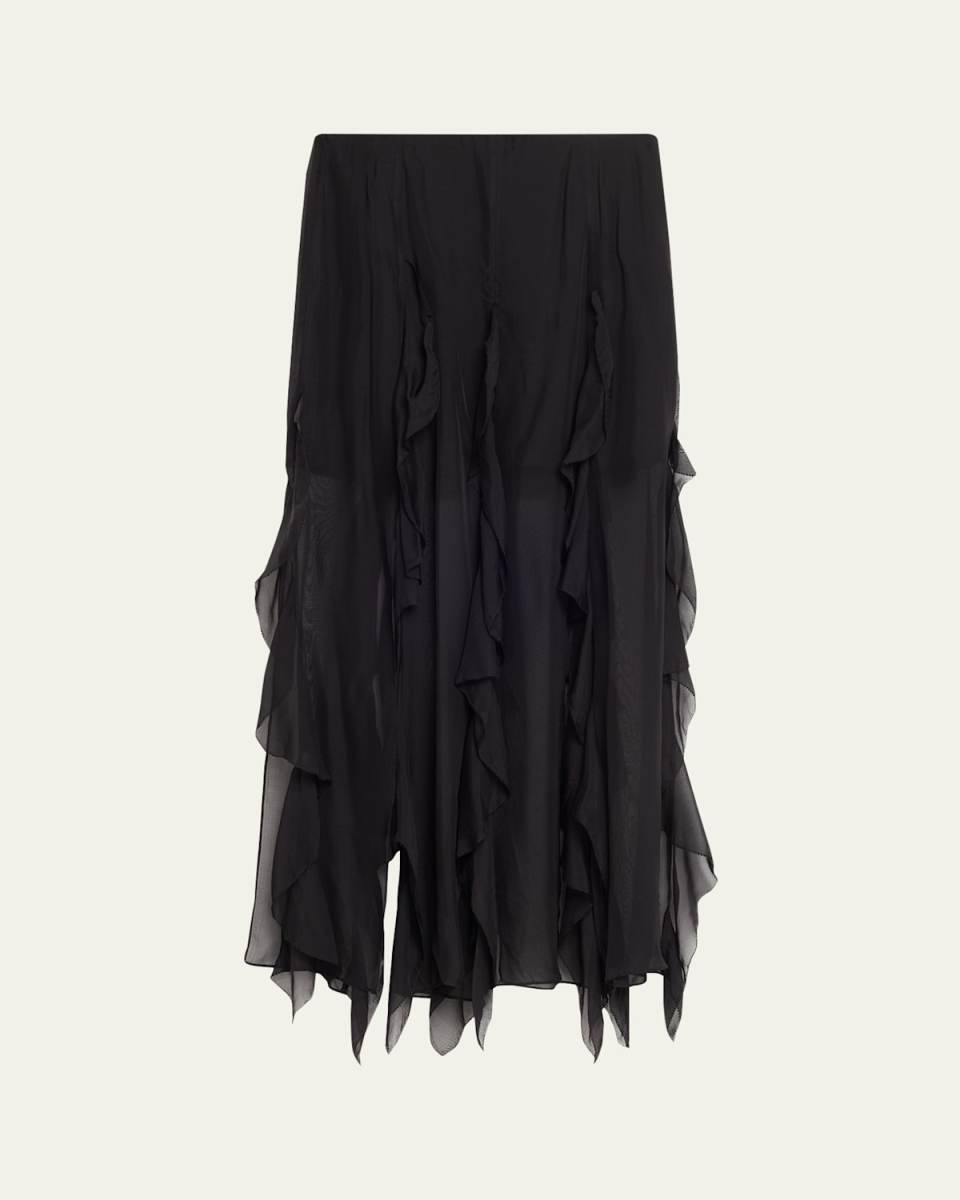 Ava Silk Maxi Skirt